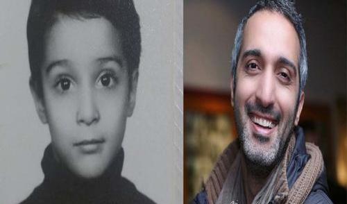عکس بچگی امیر مهدی ژوله