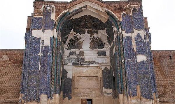 عکس مسجد کبود بناب