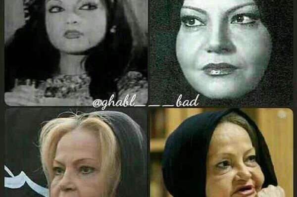 عکس پیری ثریا حکمت