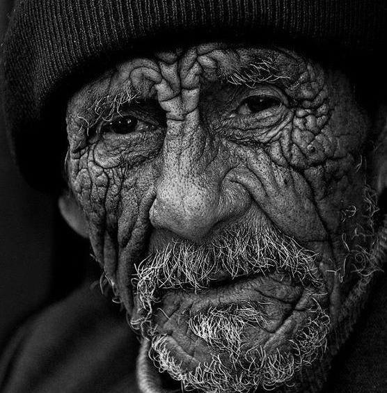 عکس چهره پیر برای طراحی