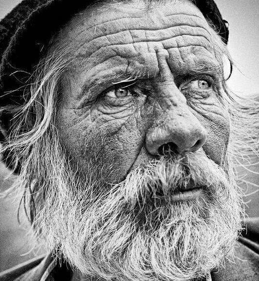 عکس چهره پیر برای طراحی