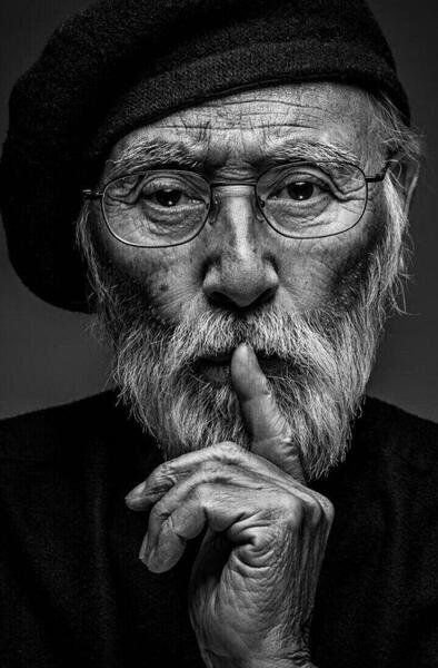 عکس چهره پیر برای طراحی