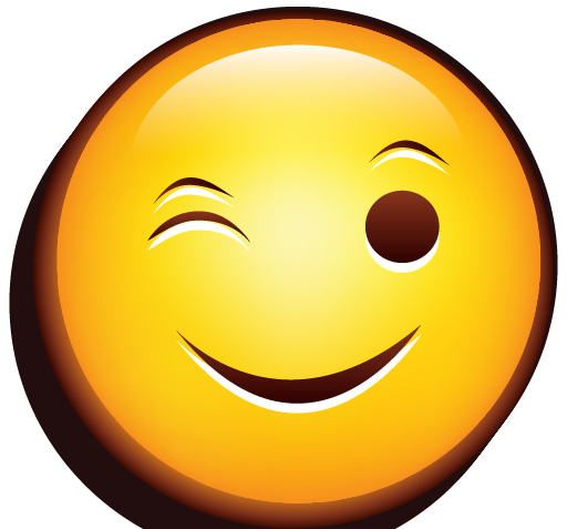 عکس استیکر چشمک زن