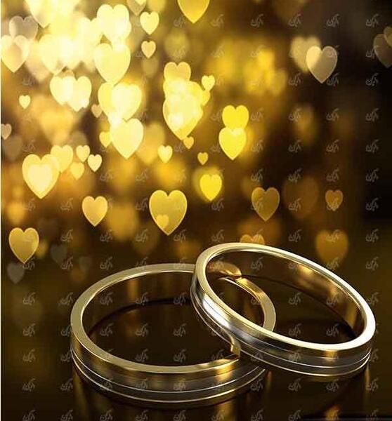 عکس استیکر حلقه ازدواج
