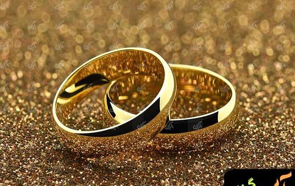 عکس استیکر حلقه ازدواج