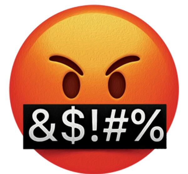 عکس استیکر عصبانی