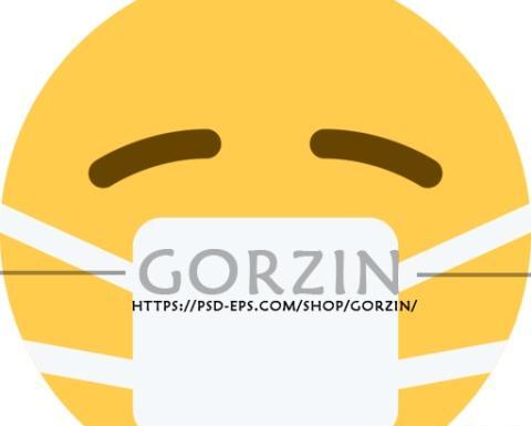 عکس استیکر ماسک زده