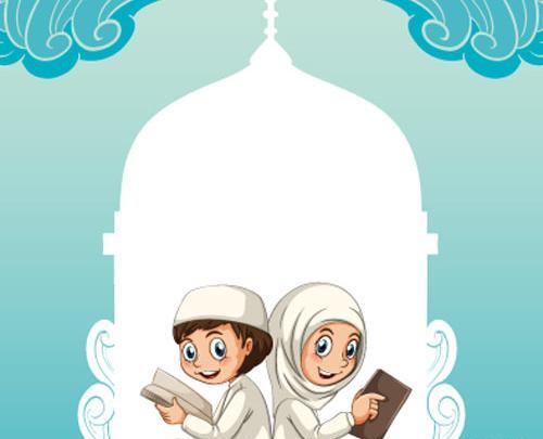 عکس دختر در حال خواندن قرآن
