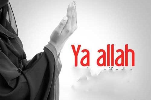 عکس دختر در حال دعا بدون متن