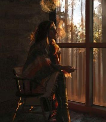 عکس دختر در حال سکوت