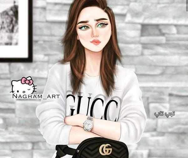عکس دختری در حال فکر