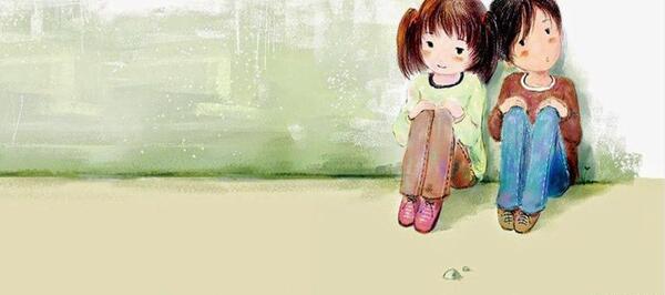 عکس دختر کارتونی در حال فکر