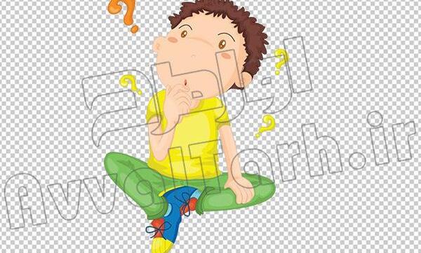 عکس پسر بچه در حال