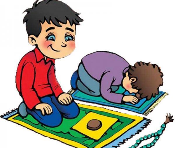 عکس پسر زیبا در حال نماز خواندن