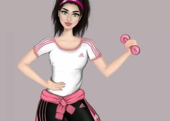 عکس پسر فانتزی در حال ورزش
