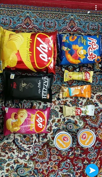 عکس فیک چیپس و پفک