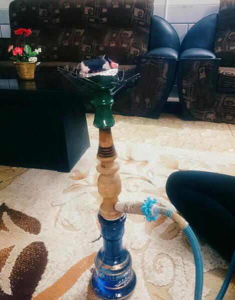 عکس فیک قلیون کشیدن