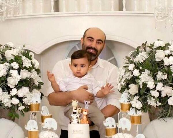 عکس محسن پناهنده وهمسرش