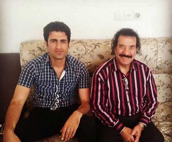 عکس محسن لرستانی با وحید مرادی