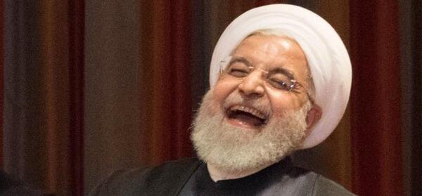 عکس نوشته ضد حسن روحانی