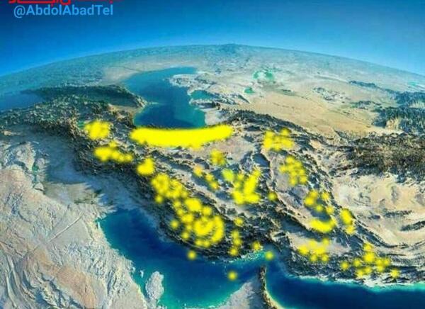 عکس هوایی ایران