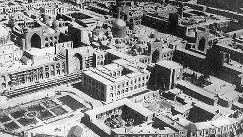 عکس هوایی حرم امام رضا(ع)