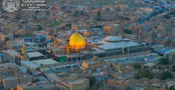 عکس هوایی حرم کاظمین
