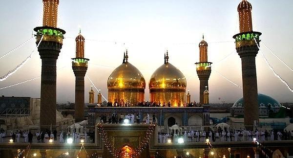 عکس هوایی حرم کاظمین