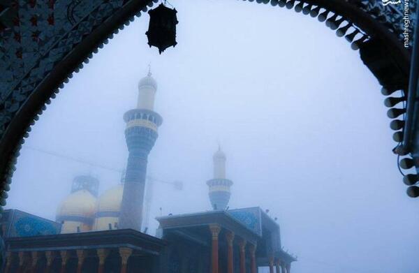 عکس هوایی حرم کاظمین