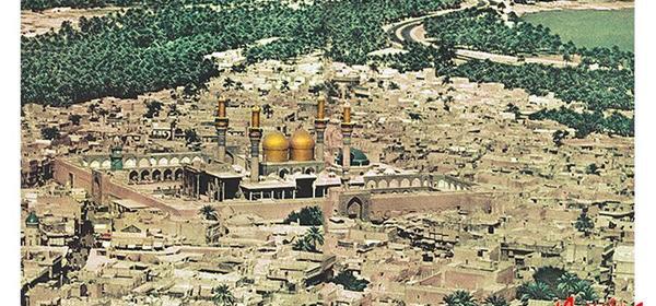 عکس هوایی حرم کاظمین