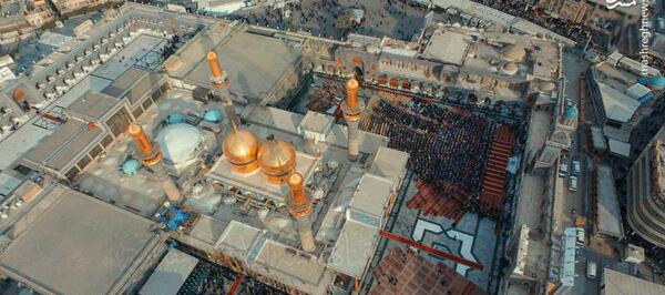 عکس هوایی حرم کاظمین