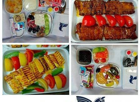 عکس غذای هواپیما
