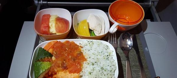 عکس غذای هواپیما