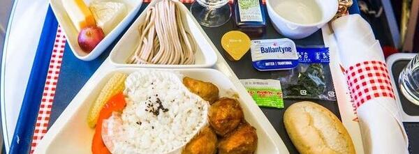 عکس غذای هواپیما