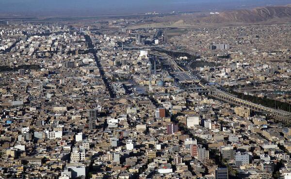 عکس هوایی قم