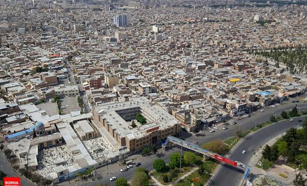 عکس هوایی قم
