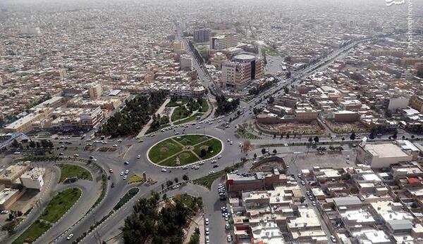 عکس هوایی قم