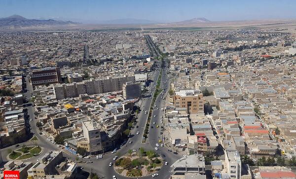 عکس هوایی قم