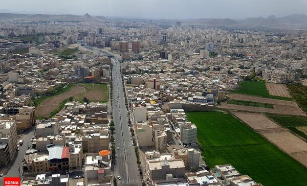 عکس هوایی قم