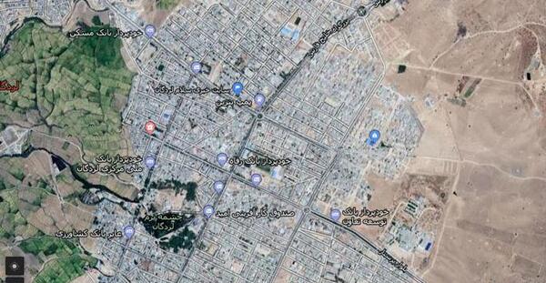 عکس هوایی لردگان