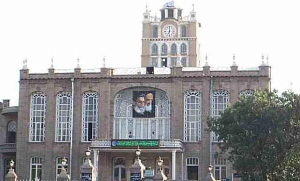عکس هوایی میدان ساعت تبریز