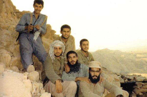 عکس ابراهیم هادی در جنگ