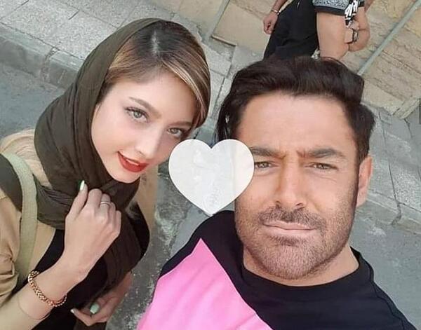 عکس محمد گلزار و زنش
