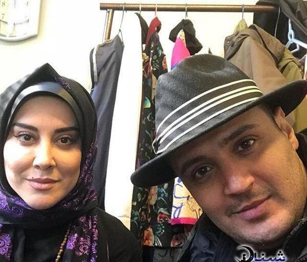 عکس مهران رنجبر و همسرش