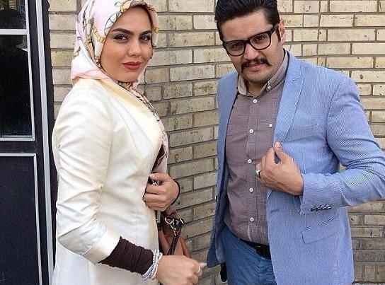 عکس مهران رنجبر و همسرش