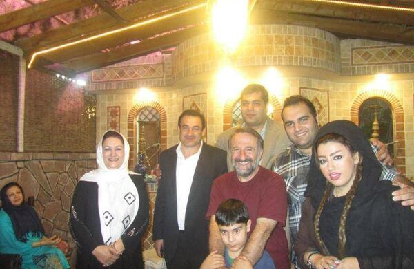 عکس مهران رجبی و پسرش