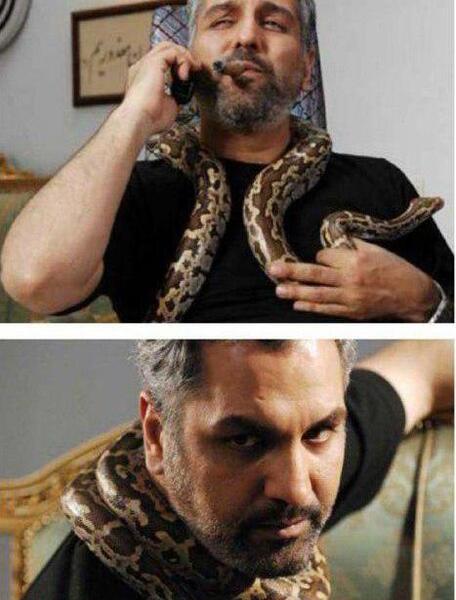 عکس مهران مدیری با مارش