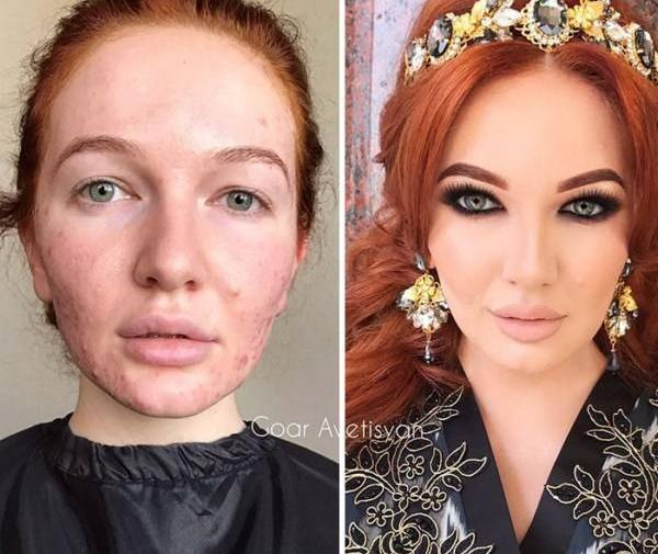 عکس قبل آرایش