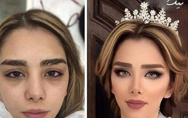 عکس قبل آرایش