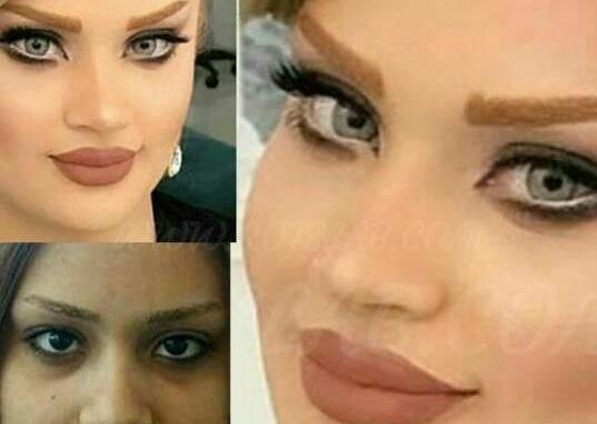عکس قبل آرایش